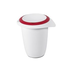 Quirl- / Rührtopf mit Deckel, 1 l, rot-image