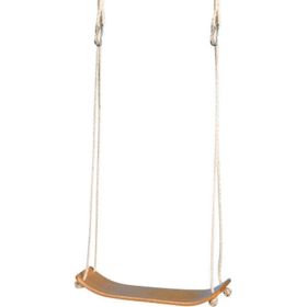 Brettschaukel Holz gebogen ca. 50 x 15 cm-image