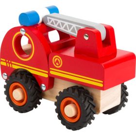 Feuerwehrfahrzeug aus Holz-image