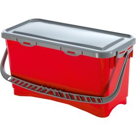 Moppbox rot mit Deckel für 40 cm-Bezüge-image