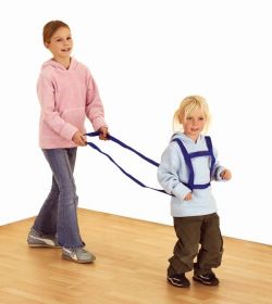 Kinder Laufleine Nylon blau-image
