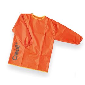 Malkittel mit Arm, orange, klein, Größe: 98-116-image