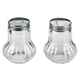 Salz- und Pfefferstreuer-Set, Glas, H 7 cm-image