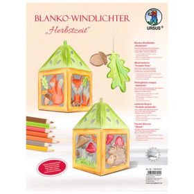 Blanko Windlichter Herbstzeit, 2 Stk.-image