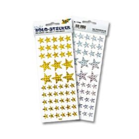 Klebesterne gold/silber, je 51 Stk.-image