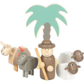Spielset Holzkrippe Weihnachtsgeschichte-image