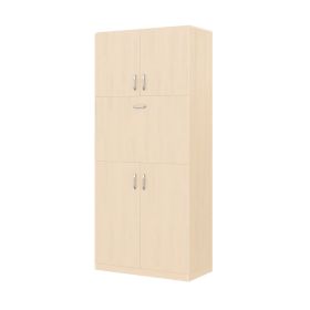 Regalschrank 180-80, 5 Türen, mit Holzsockel-image