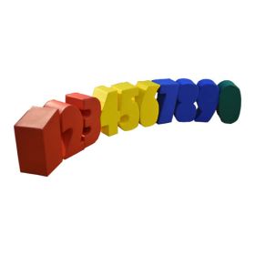 Sitz- und Spielbausteine Zahlensalat, 10er Set-image