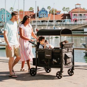 Wonderfold Kinderwagen W4 Elite für 4 Kinder-image