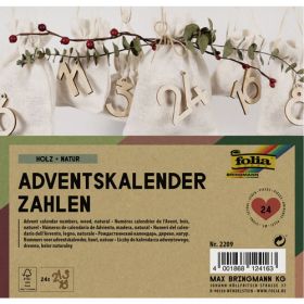 Adventskalender-Zahlen aus Holz-image